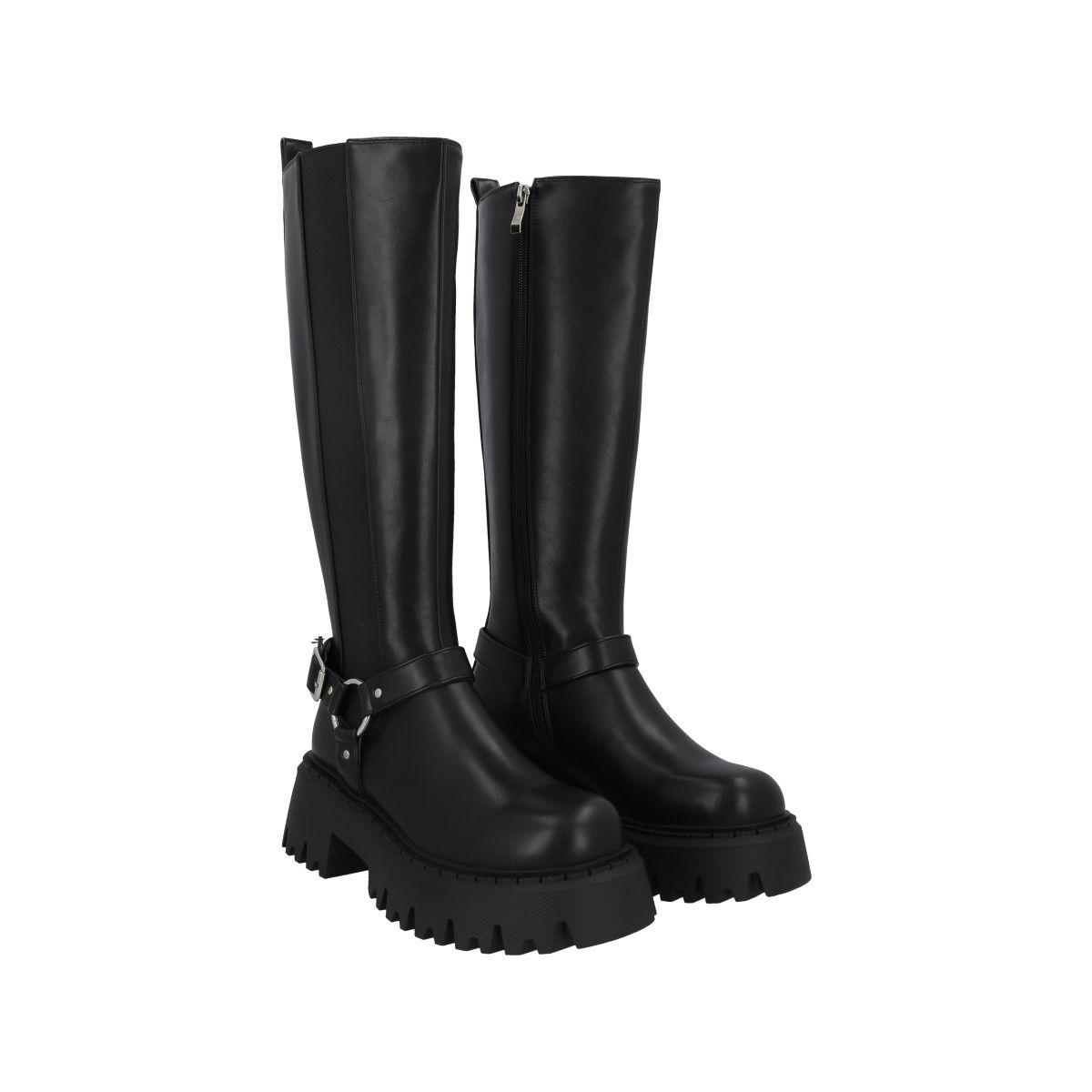 Bota Mujer Negro Renata Police-1
