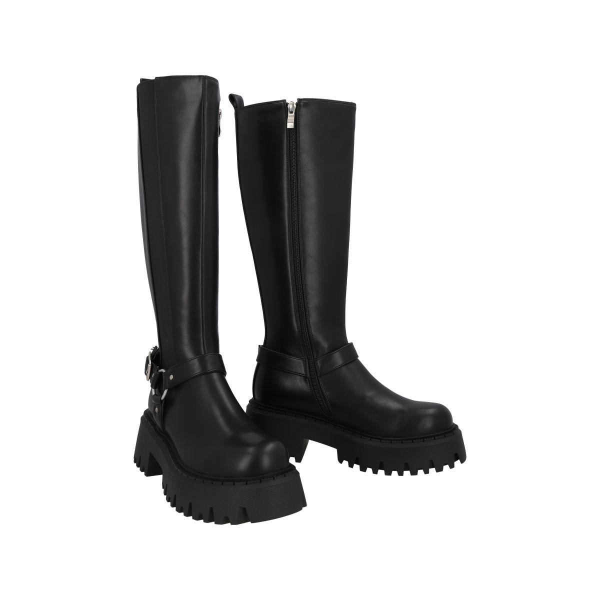 Bota Mujer Negro Renata Police-2