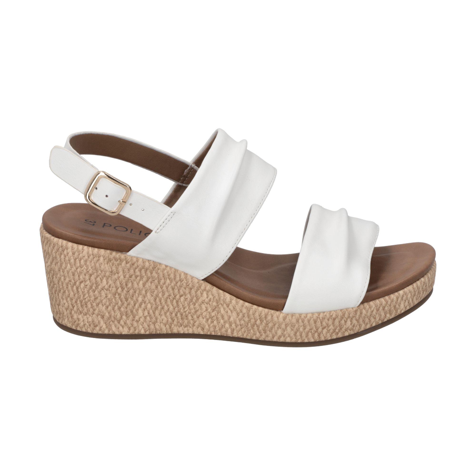 Sandalia Mujer Blanco Amber Police-0