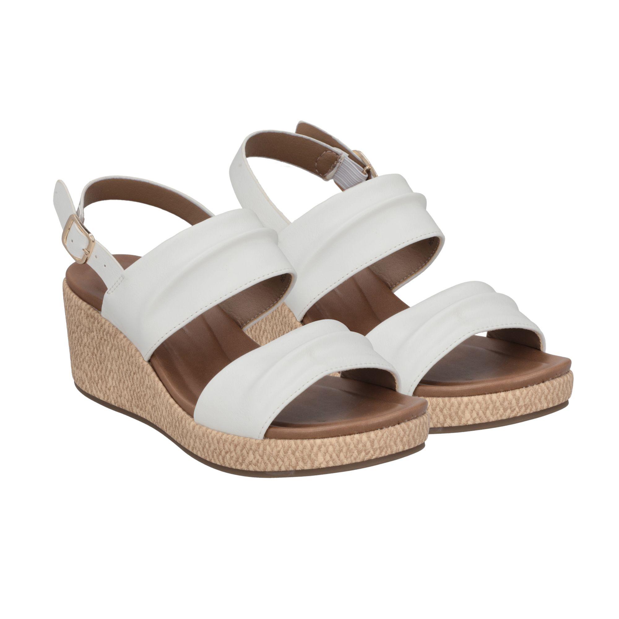 Sandalia Mujer Blanco Amber Police-2