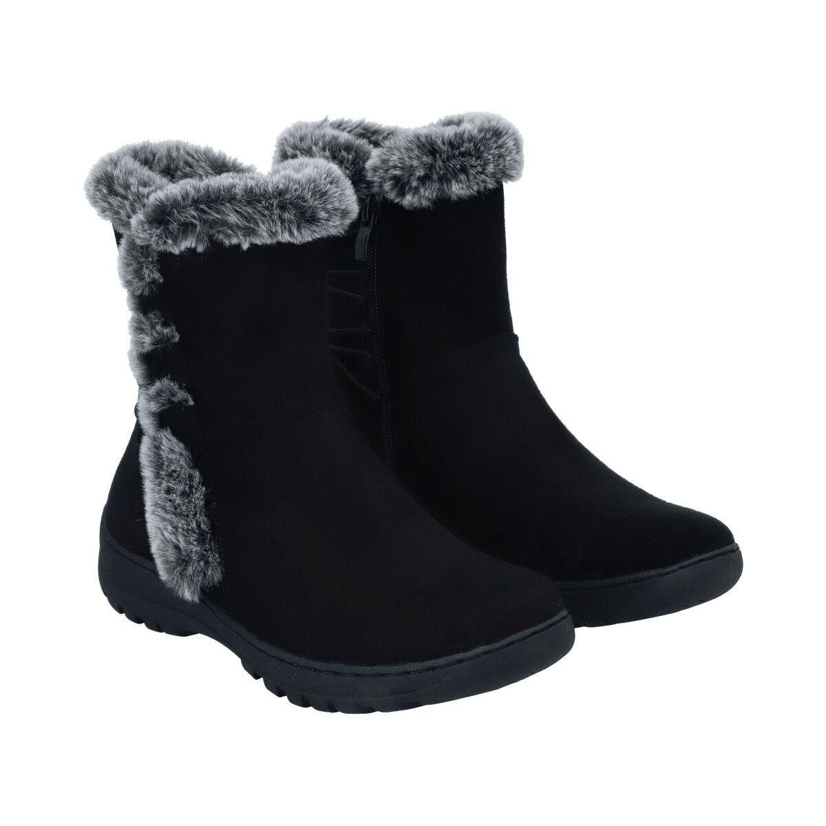 Bota Mujer Negro Kiki Police-3