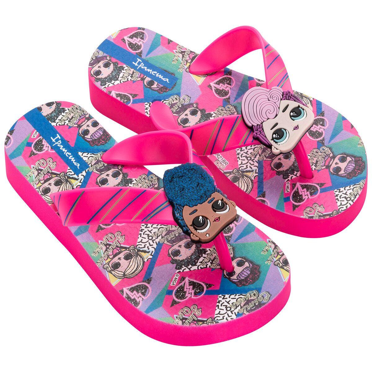 Sandalia Lol Kids Rosa Ipanema-0