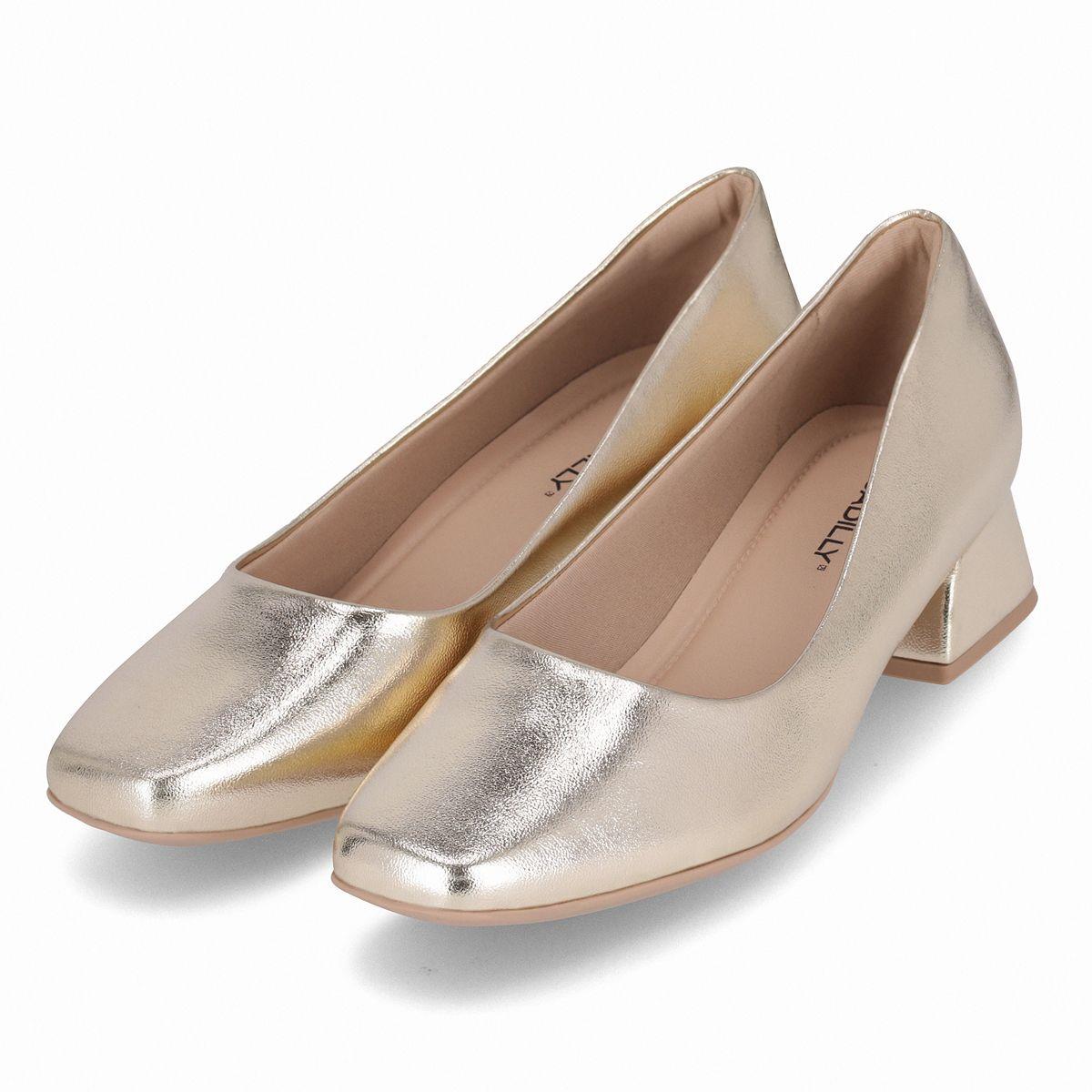 Zapato Mujer Dorado Tati Piccadilly-1