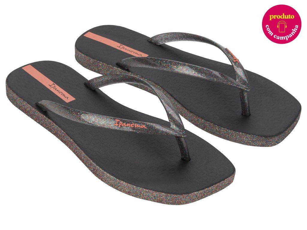 Sandalia Mujer Negro/Glitter Edge Maxi Ipanema-1