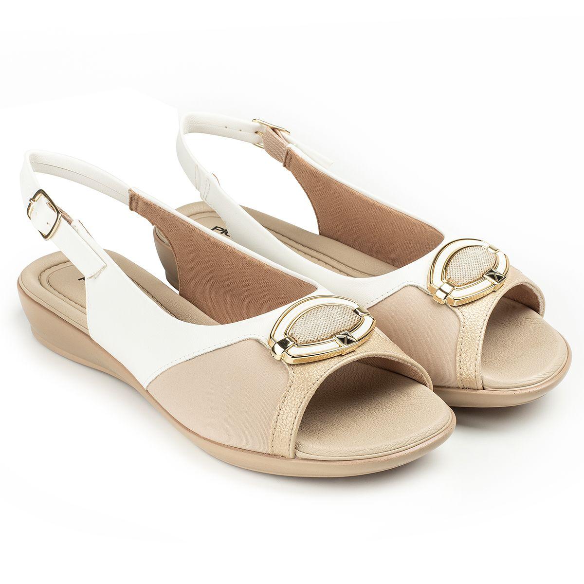 Sandalia Camila  Marfil Piccadilly-0