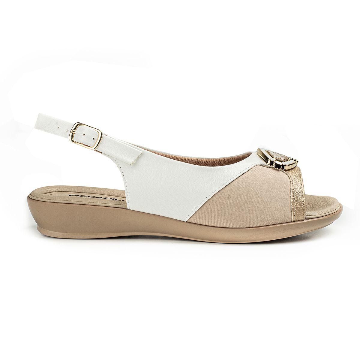Sandalia Camila  Marfil Piccadilly-2