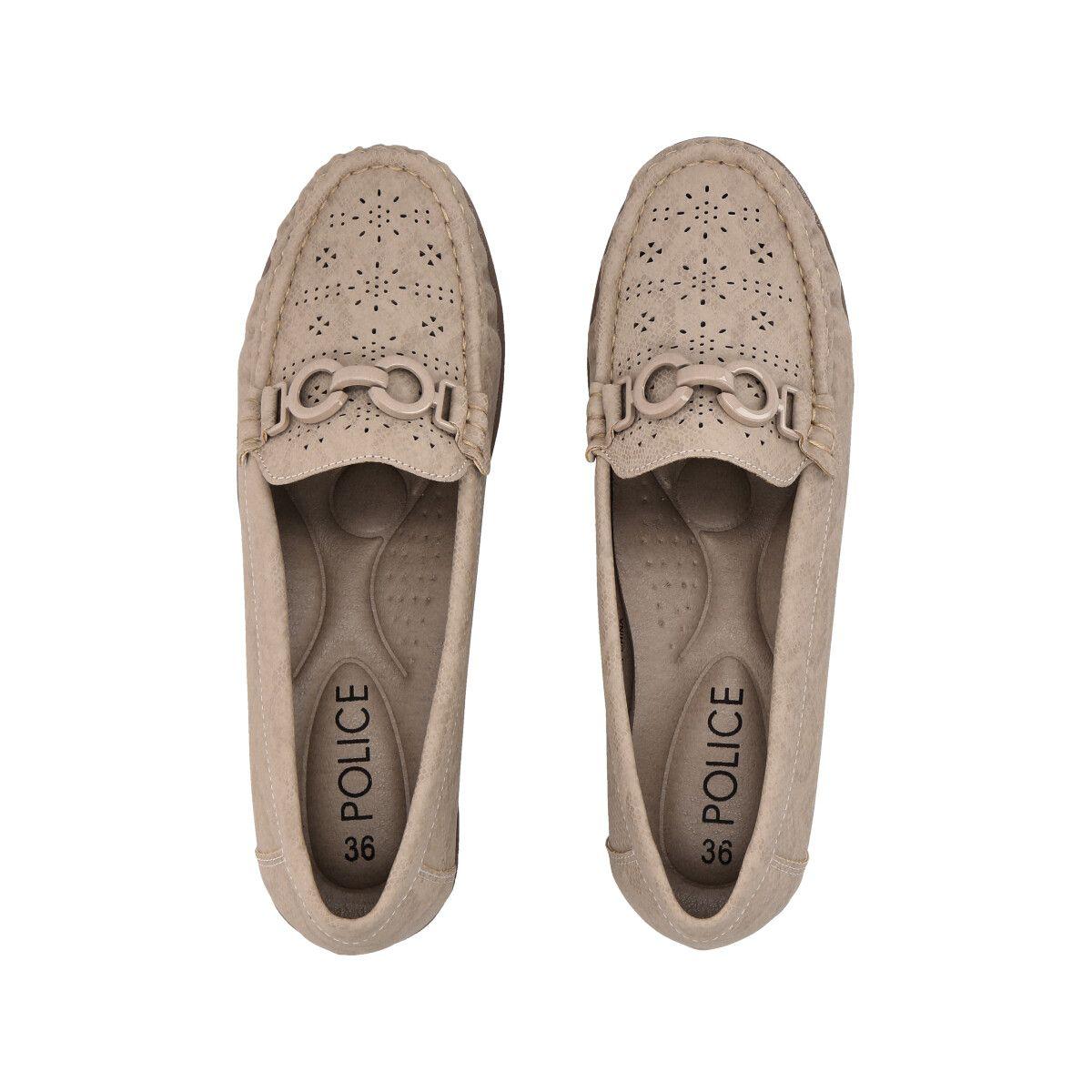 Mocasín Mujer Taupe Lali 2 Police-1