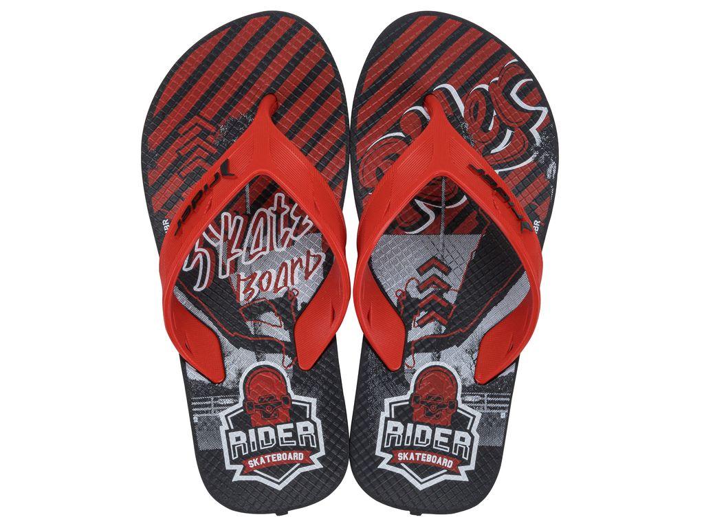 Sandalia Infantil Negro/Rojo Street Joy Rider-1