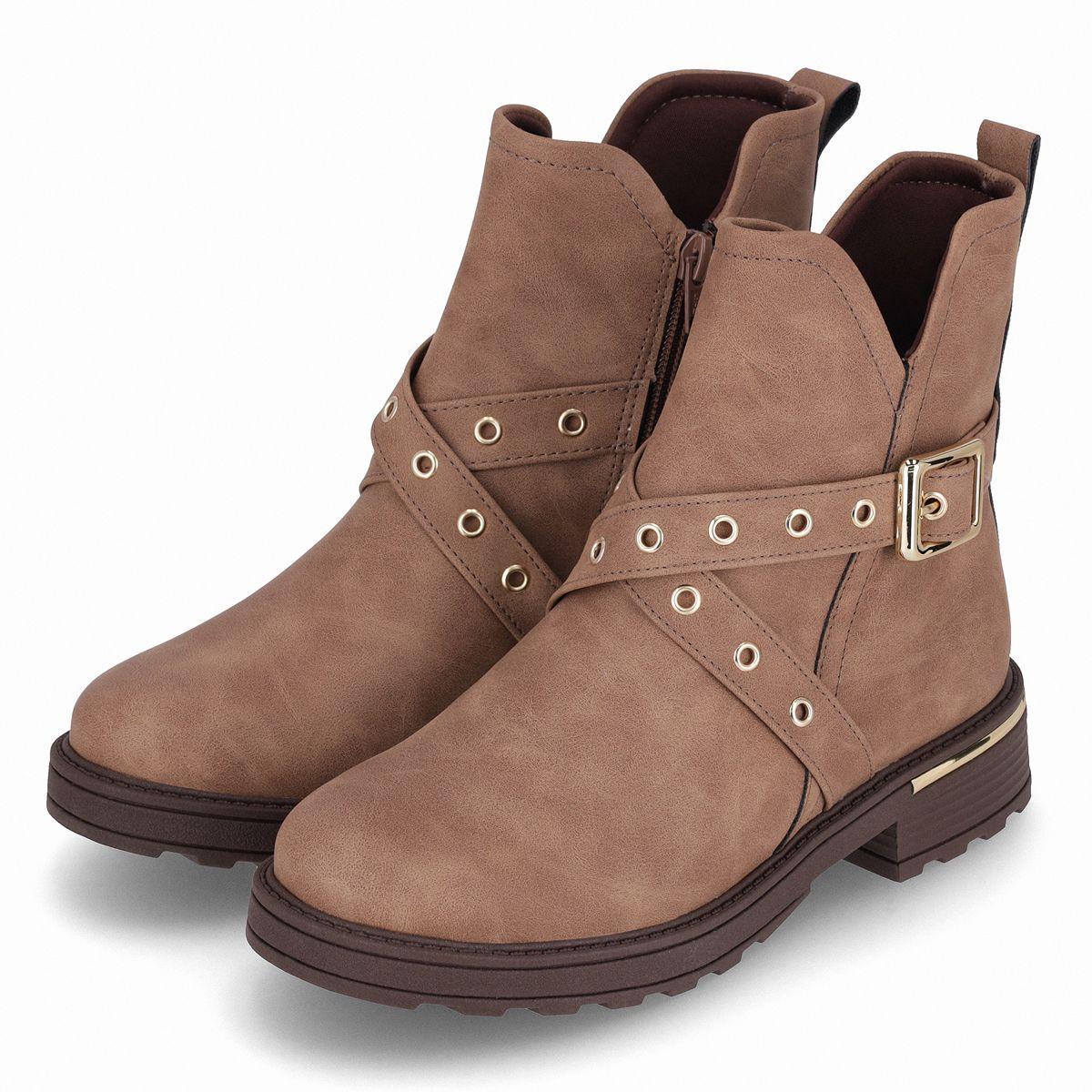 Botin Mujer Marrón Gisa 209 Piccadilly-2