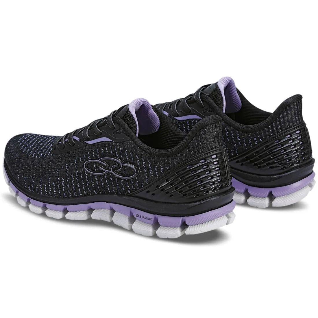 Zapatilla Mujer Estilo 2 Negro/Morado-3