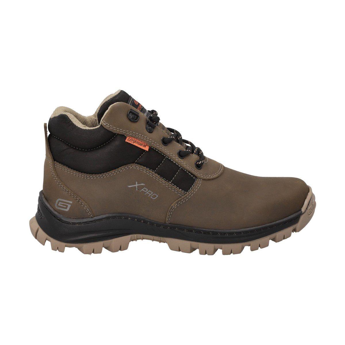 Botín Hombre Trekking Café Endurance Gogowear-0