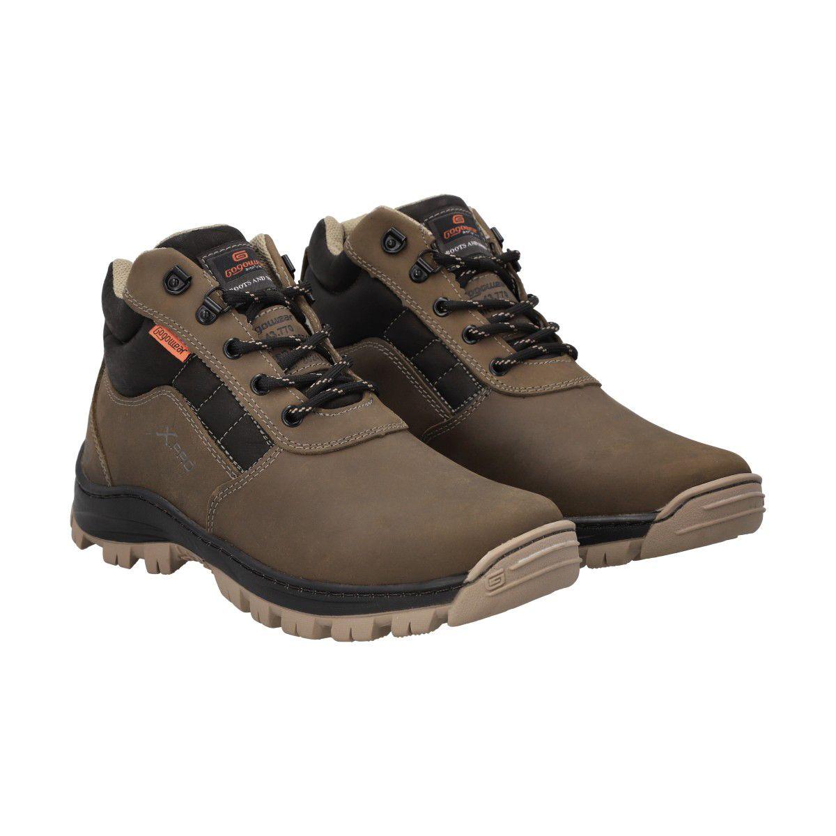 Botín Hombre Trekking Café Endurance Gogowear-1