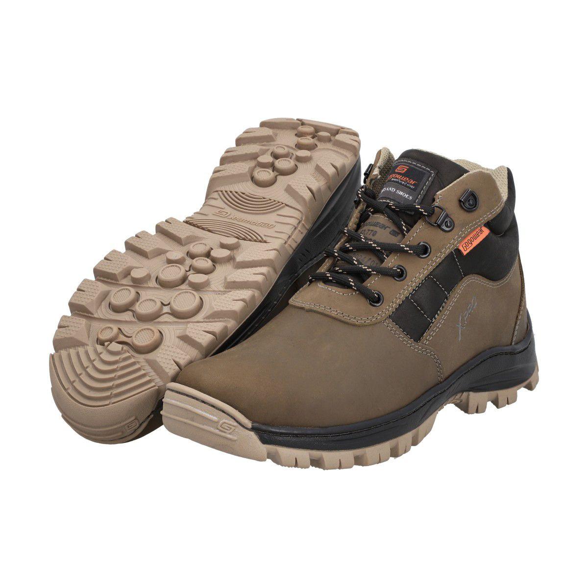 Botín Hombre Trekking Café Endurance Gogowear-2