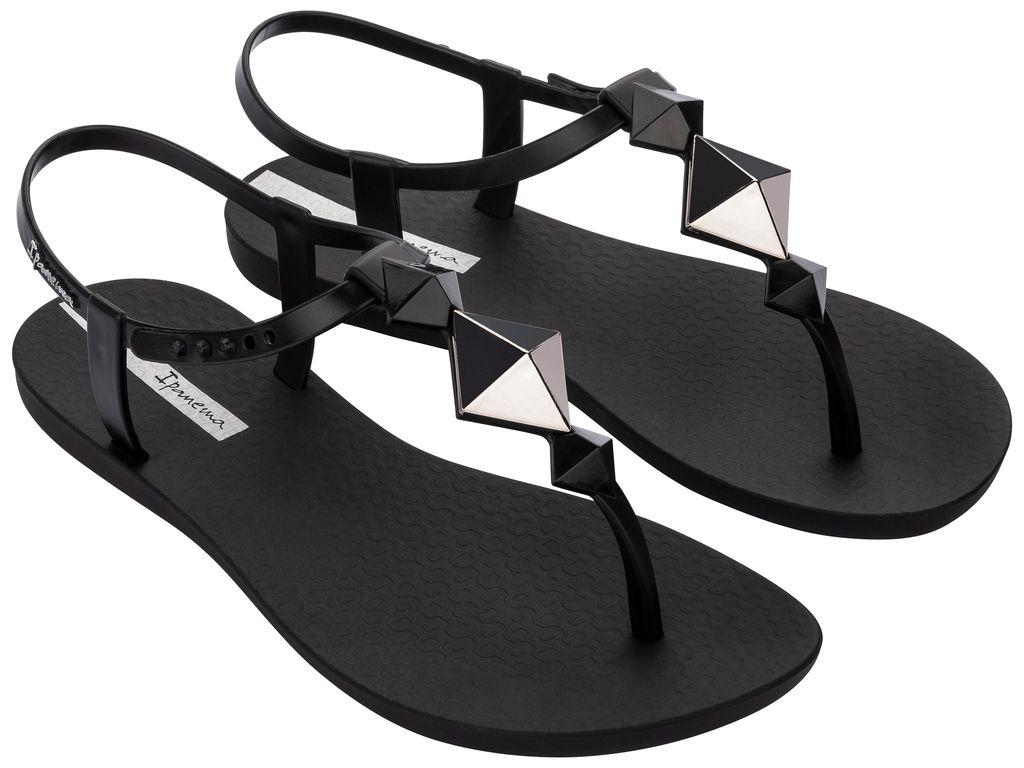 Sandalia Negro Mujer Classy Ipanema-1