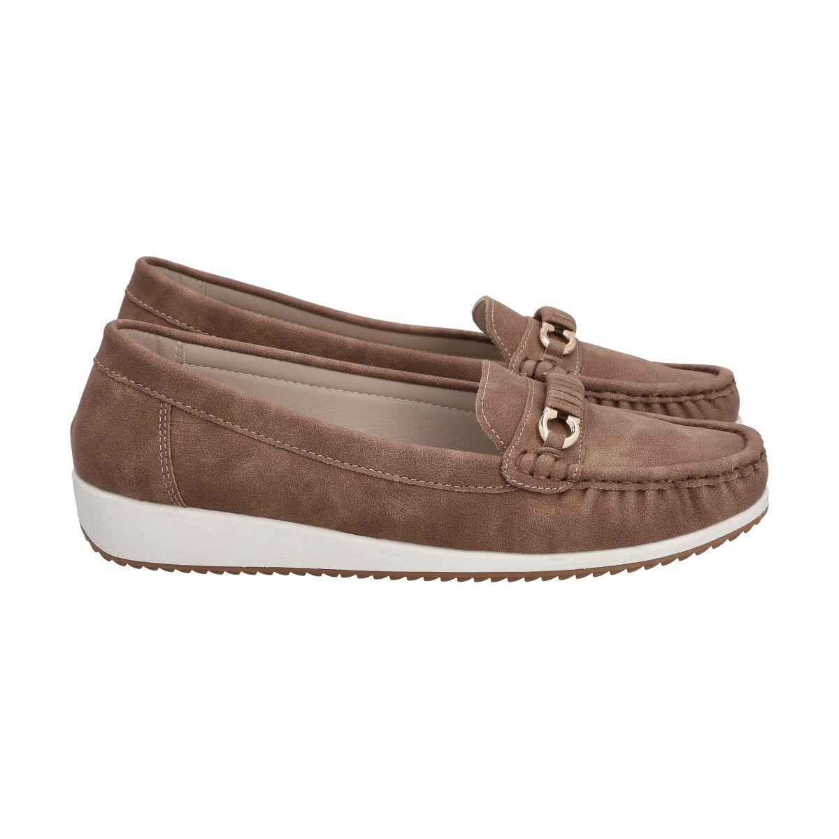 Mocasín Mujer Camel Lali Police-2