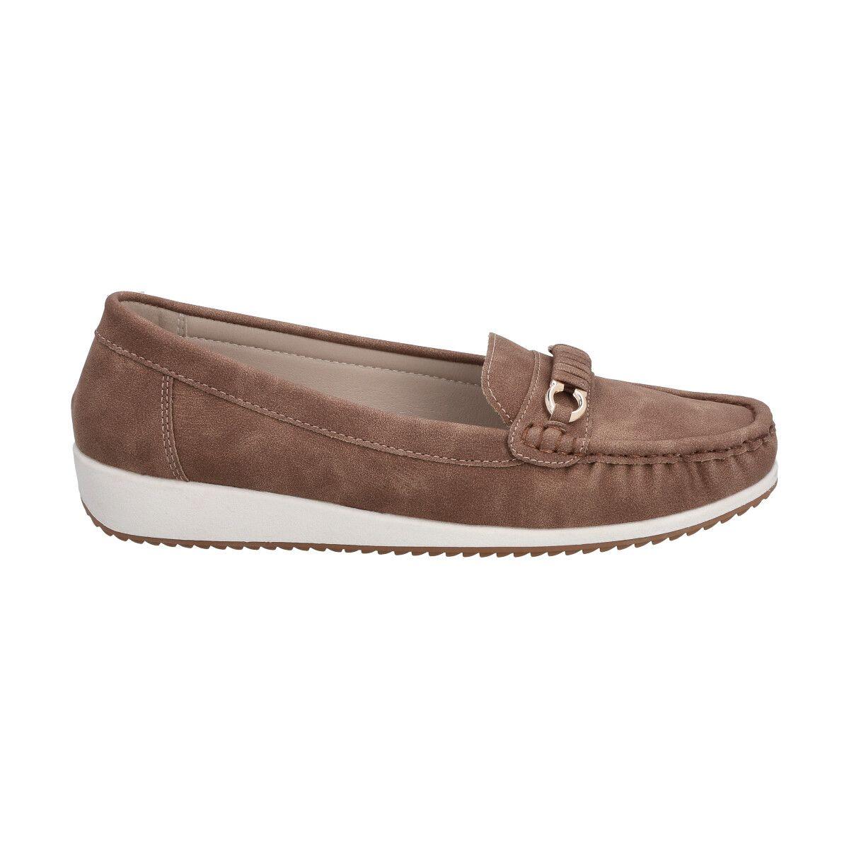 Mocasín Mujer Camel Lali Police-0