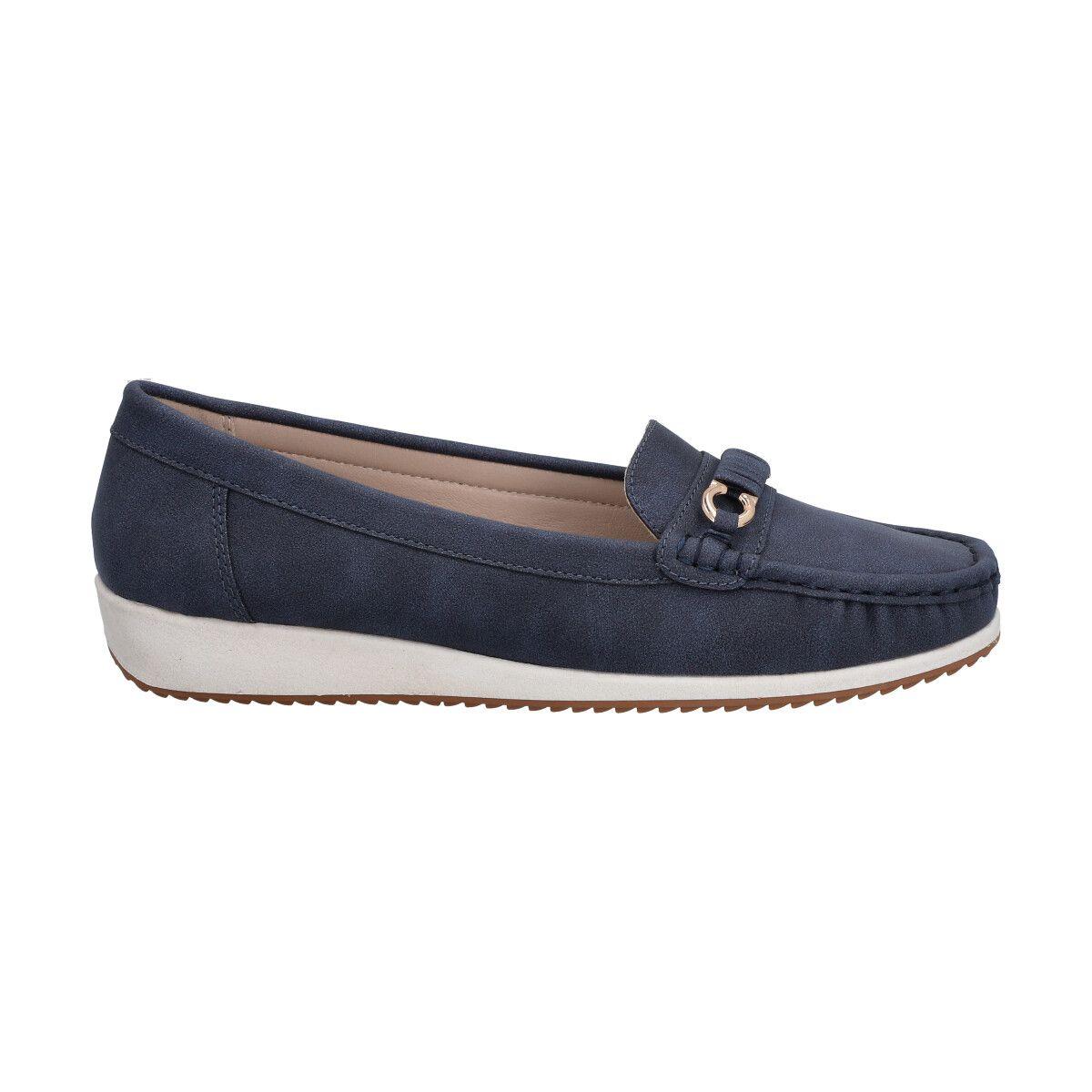 Mocasín Mujer Azul Lali Police-0