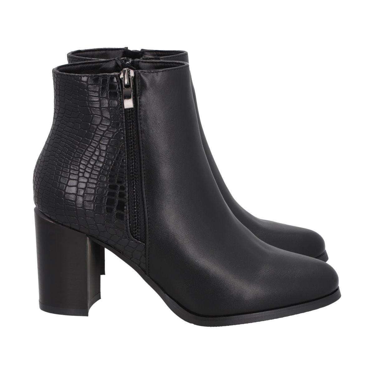 Botin Mujer Negro Lux 39 Police-2