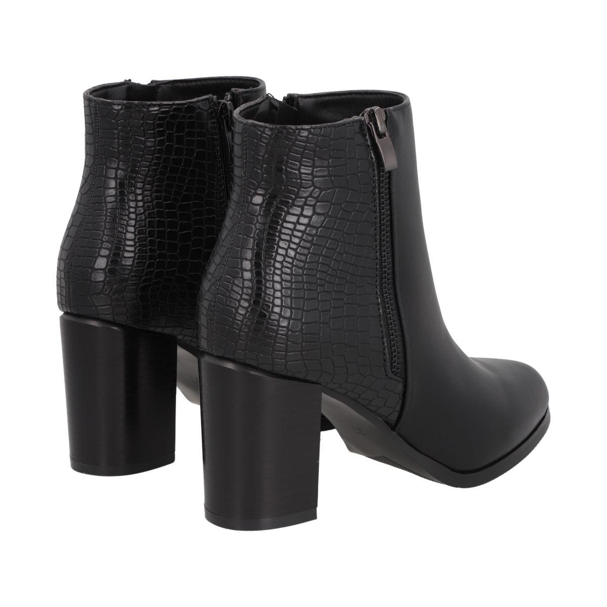 Botin Mujer Negro Lux 39 Police-3