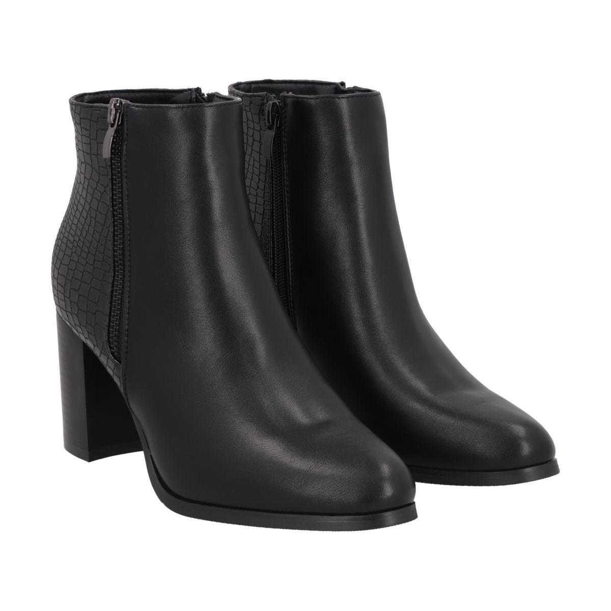 Botin Mujer Negro Lux 39 Police-4
