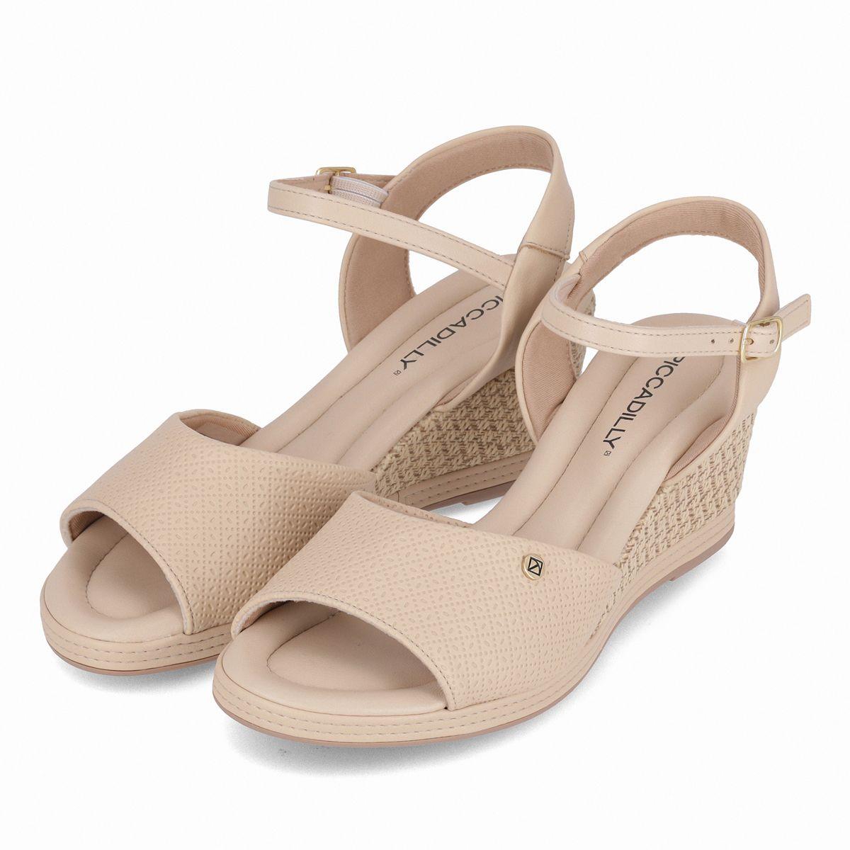 Sandalia Mujer Beige Alice Piccadilly-2
