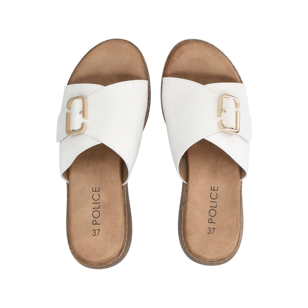 Sandalia Mujer Blanco Mila Police-1