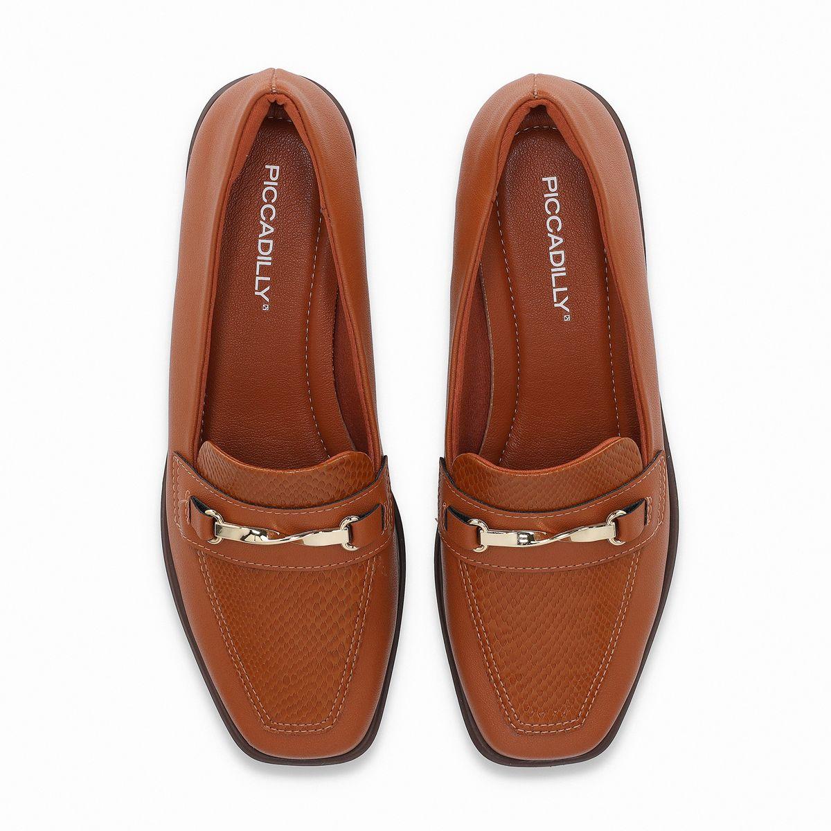 Mocasin Mujer Ocre/Dorado Giovanna Piccadilly-1