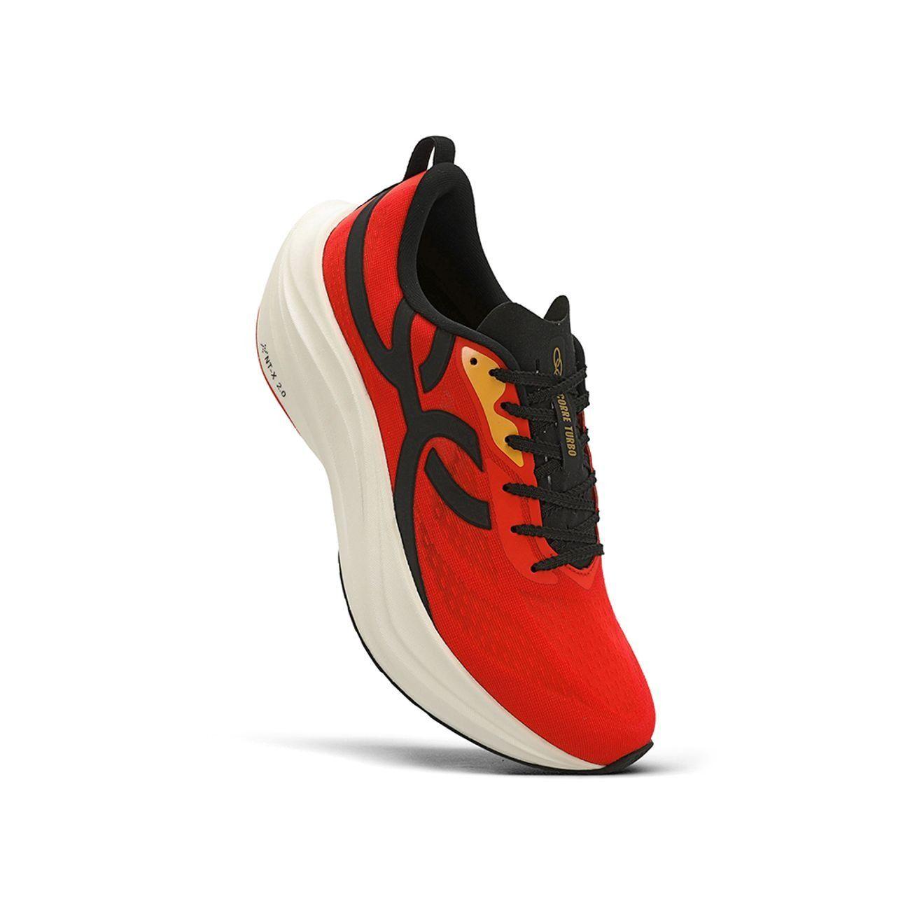 Zapatilla Running Mujer Corre TURBO Rojo-1