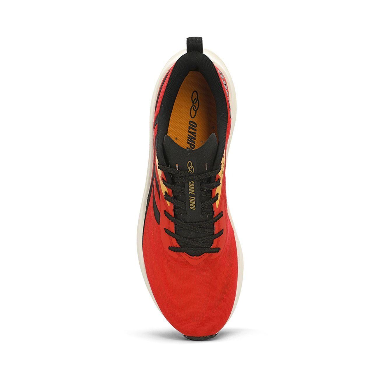 Zapatilla Running Mujer Corre TURBO Rojo-3
