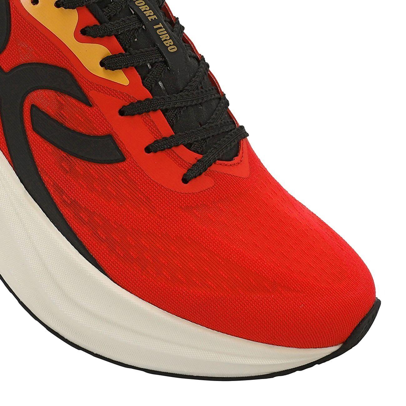 Zapatilla Running Mujer Corre TURBO Rojo-7