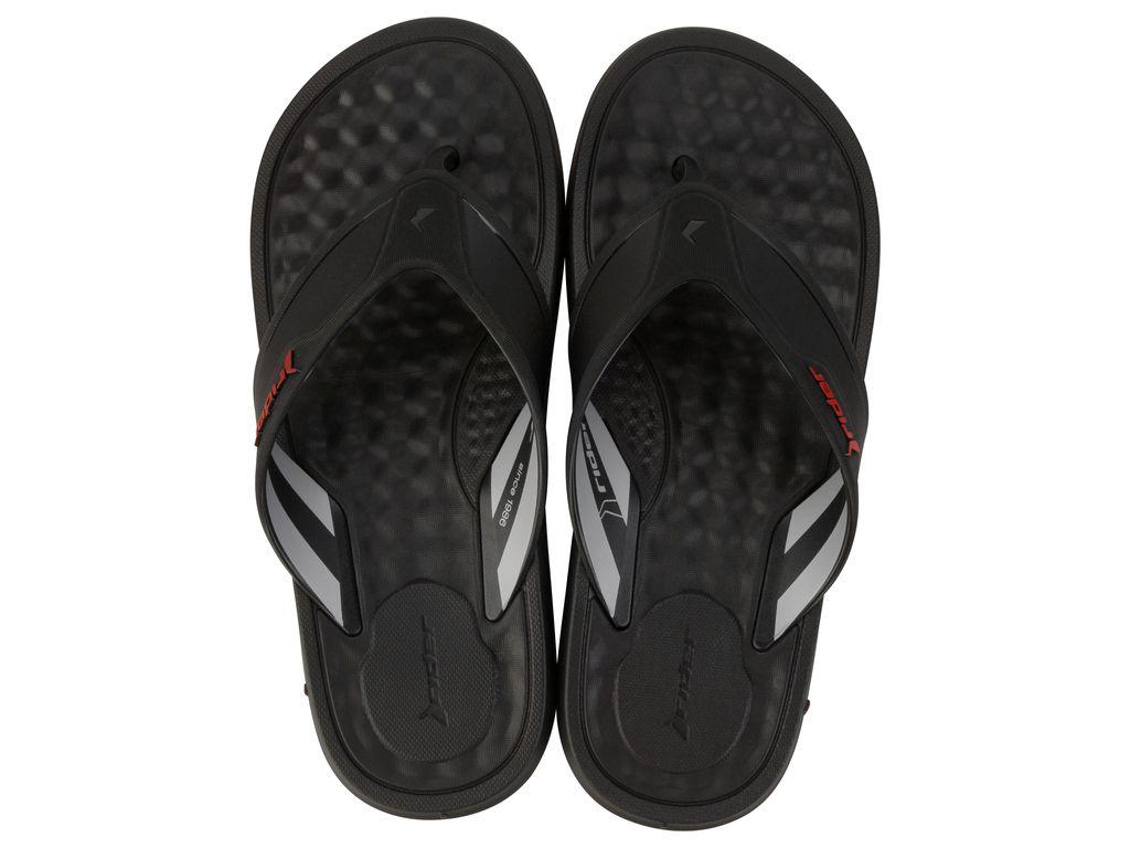 Sandalia Hombre Negro Step Thong Rider-0