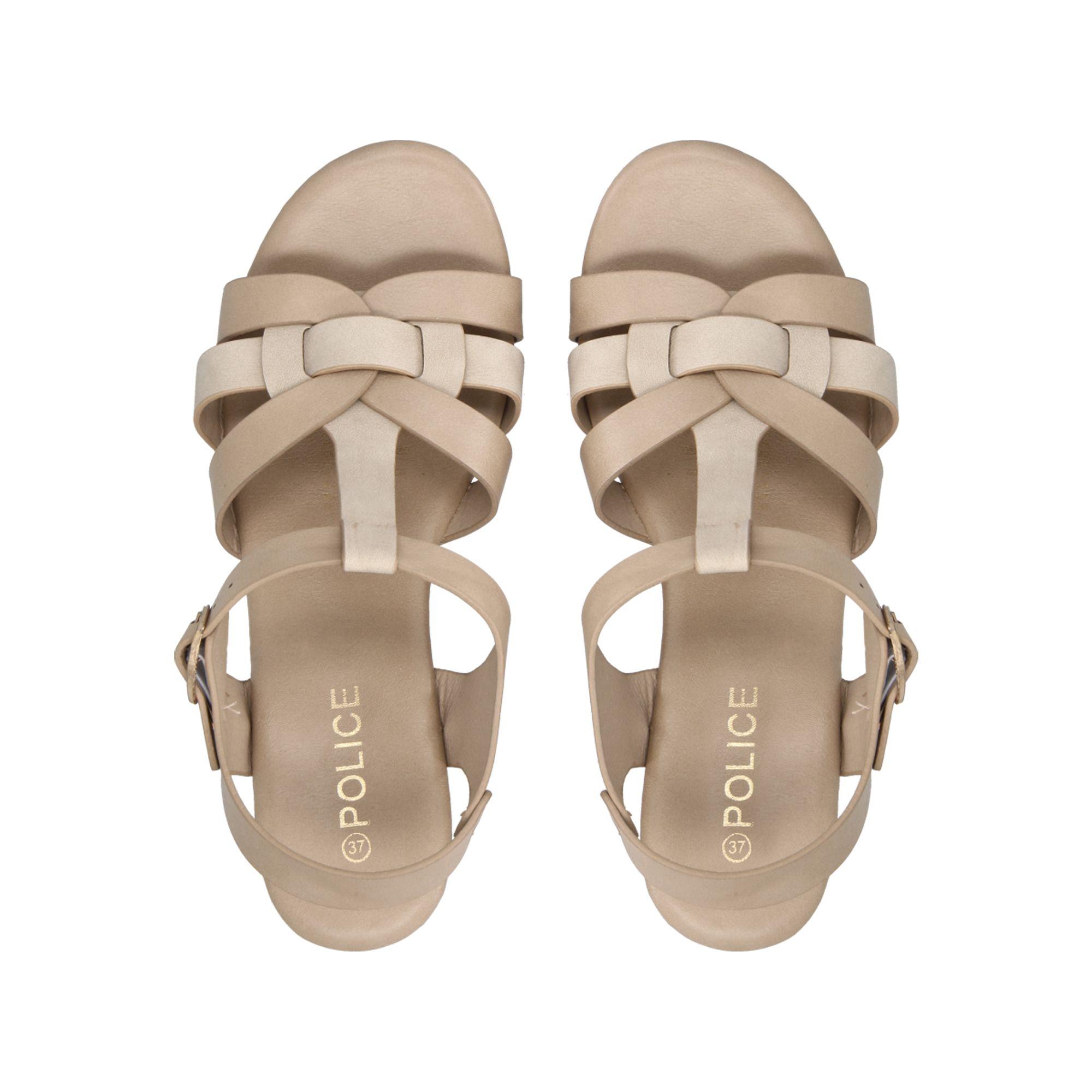 Sandalia Mujer Beige Olivia Police-1