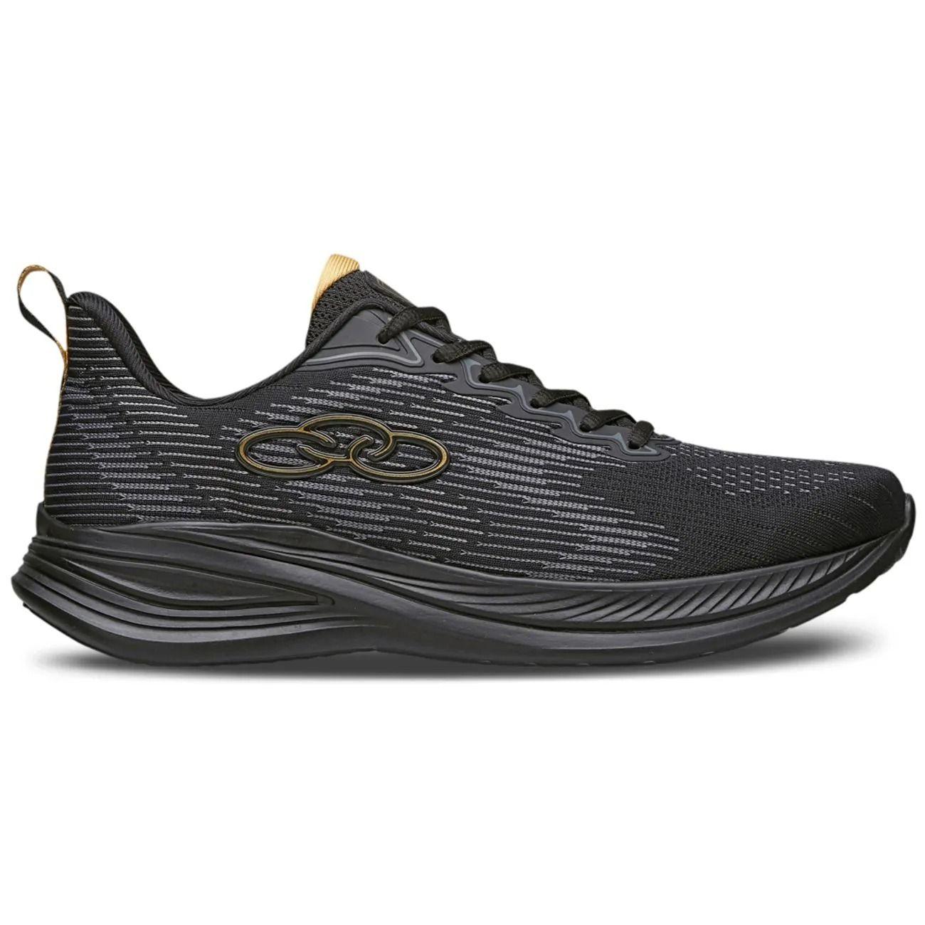 Zapatilla Hombre Marte Negro/Dorado-0