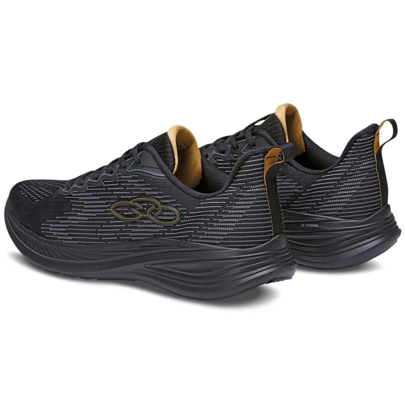 Zapatilla Hombre Marte Negro/Dorado-3