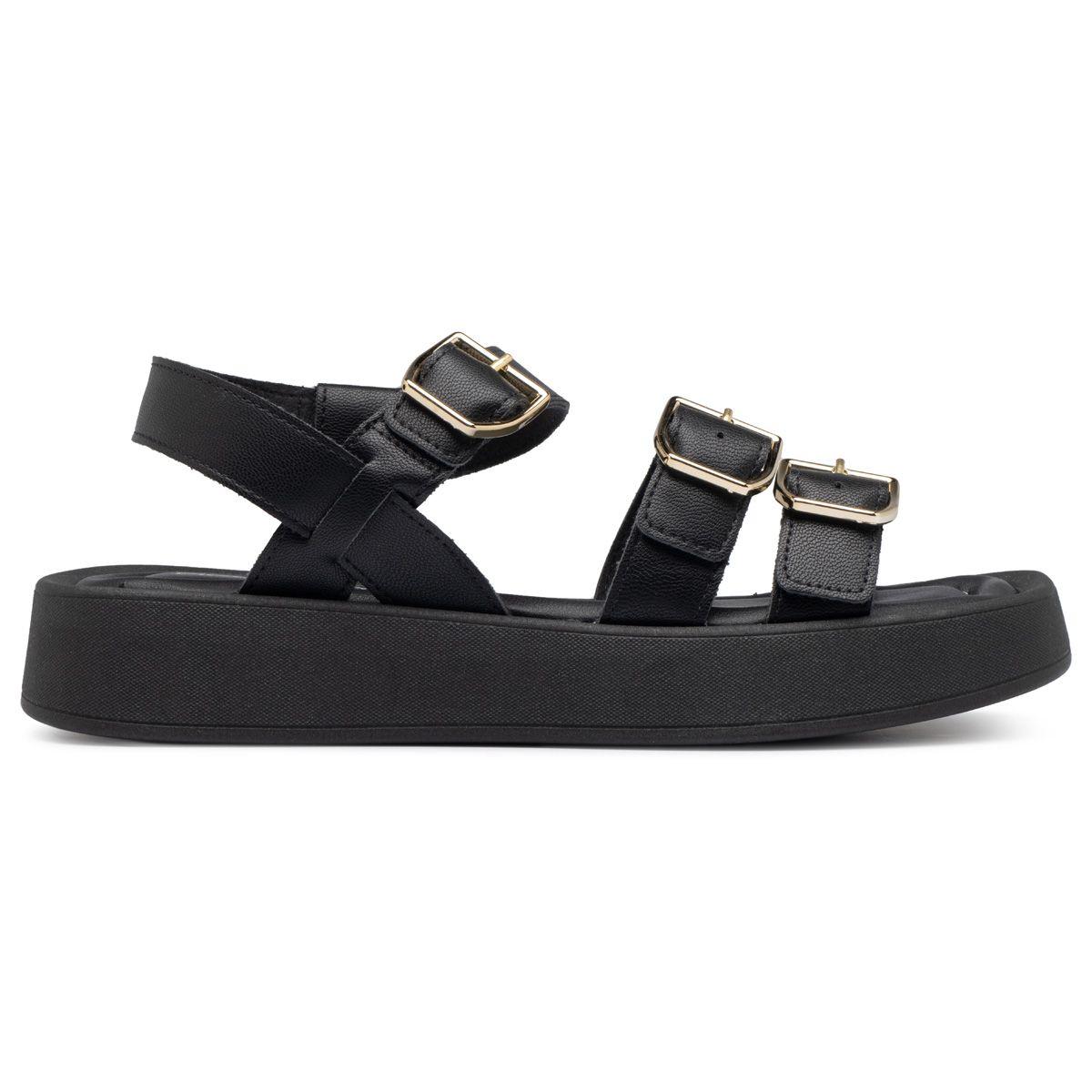 Sandalia Mujer Anabela Cristiani Negro Piccadilly-0