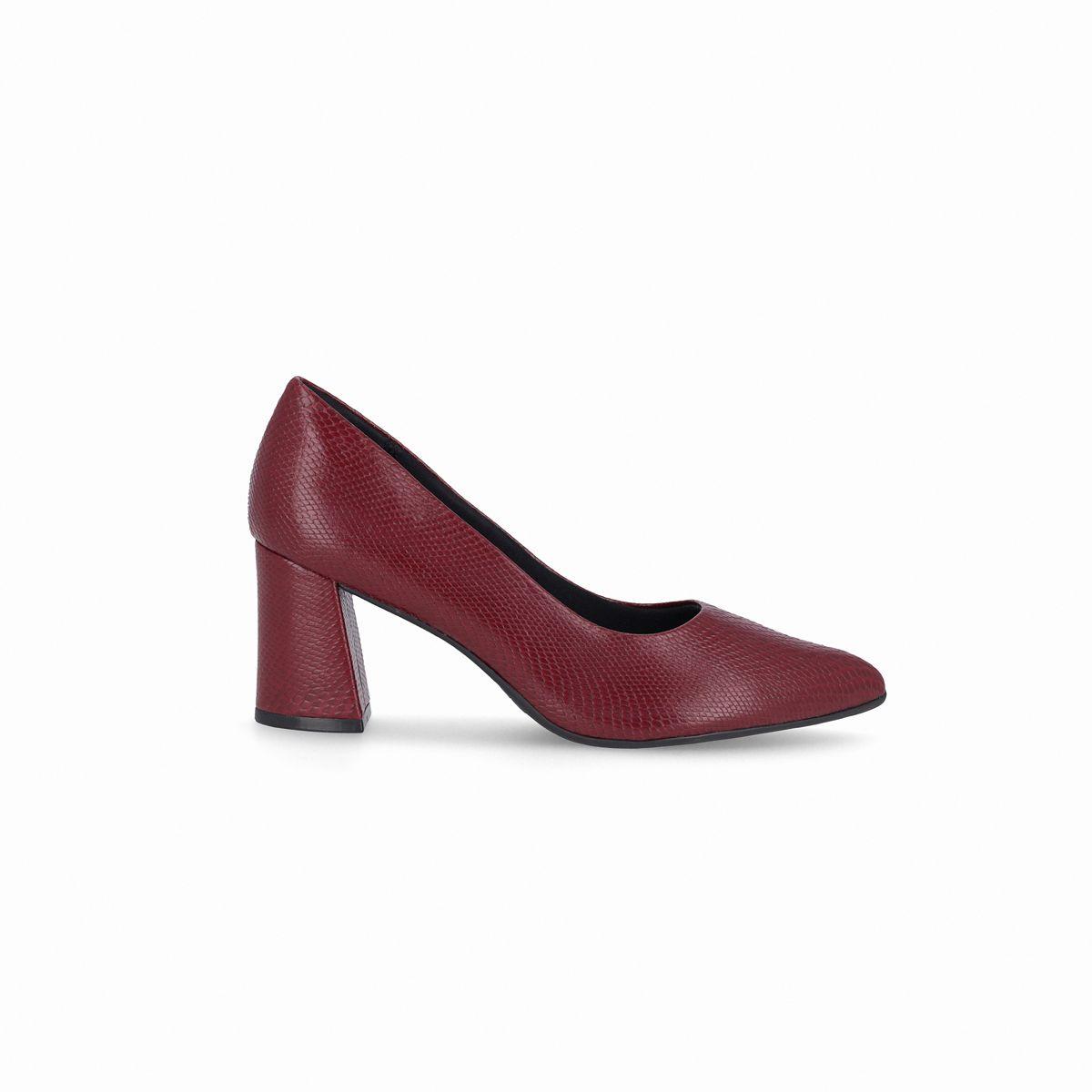 Zapato Mujer Vino/Snake Luiza 442 Piccadilly-0