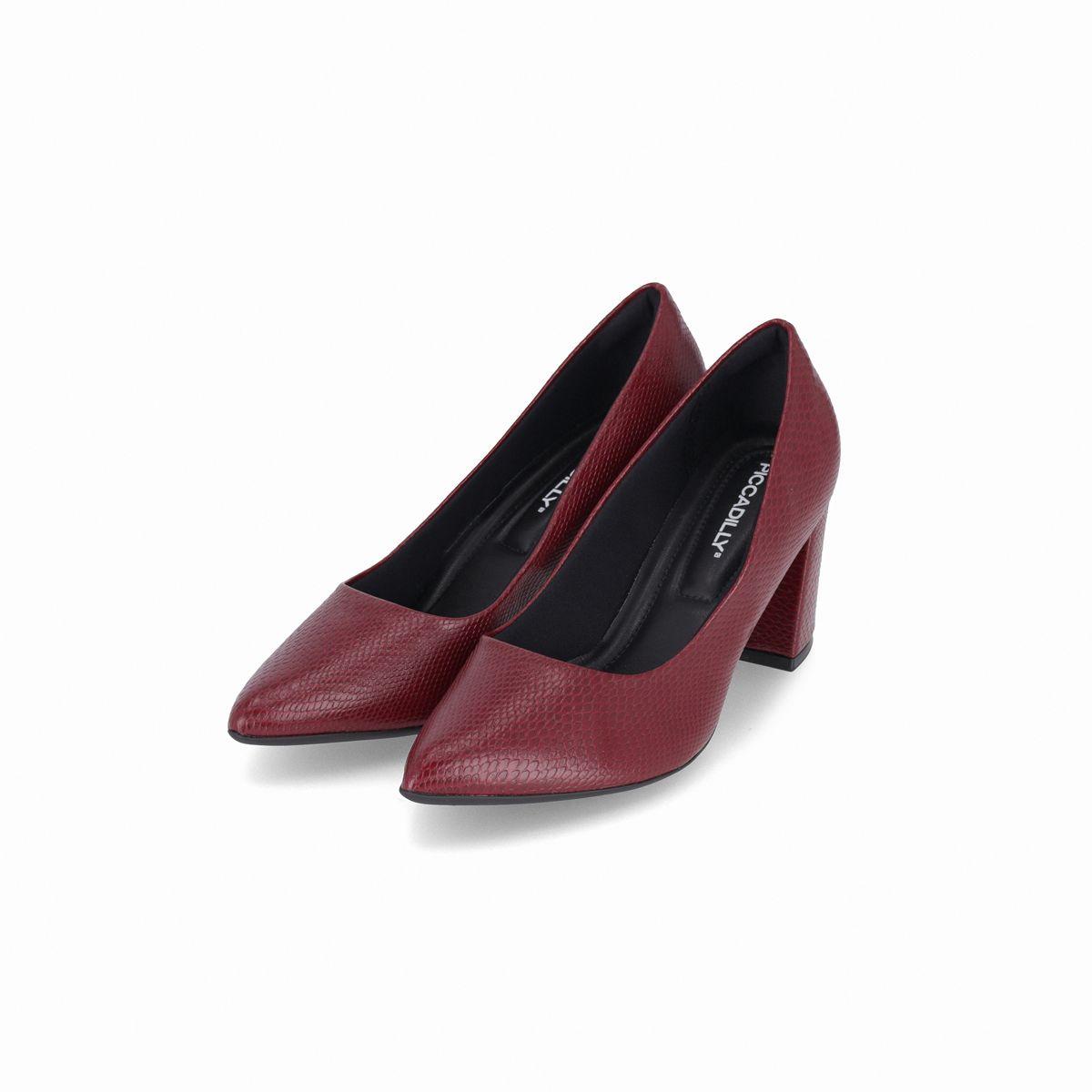 Zapato Mujer Vino/Snake Luiza 442 Piccadilly-1