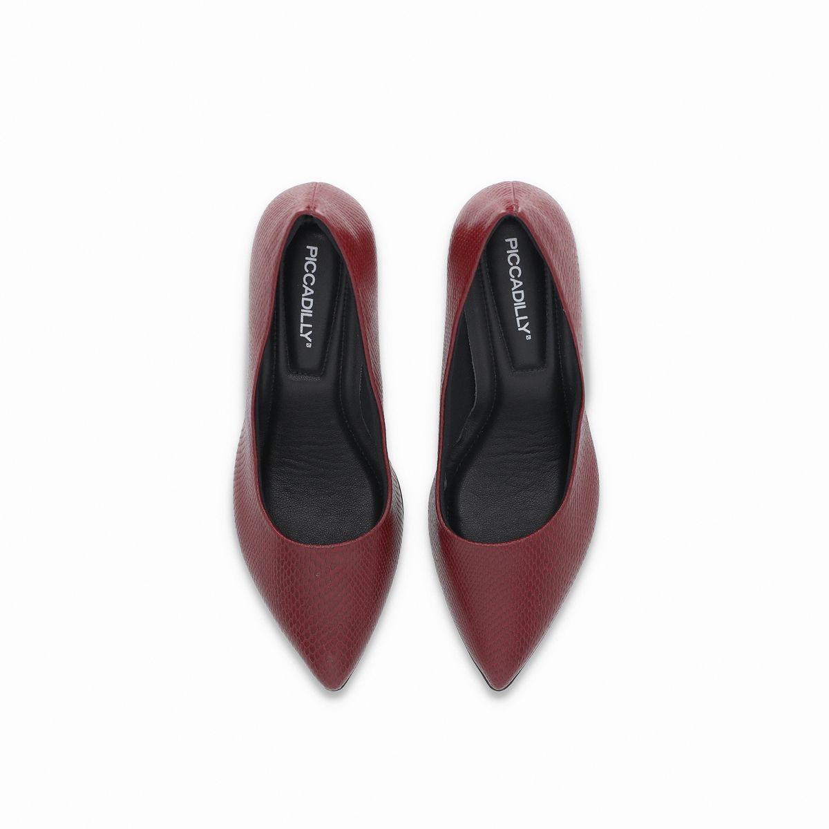 Zapato Mujer Vino/Snake Luiza 442 Piccadilly-2