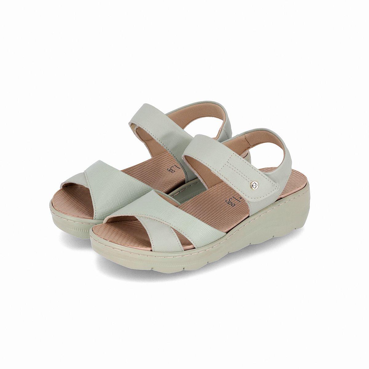 Sandalia Mujer Anabela SPA Menta Piccadilly-0