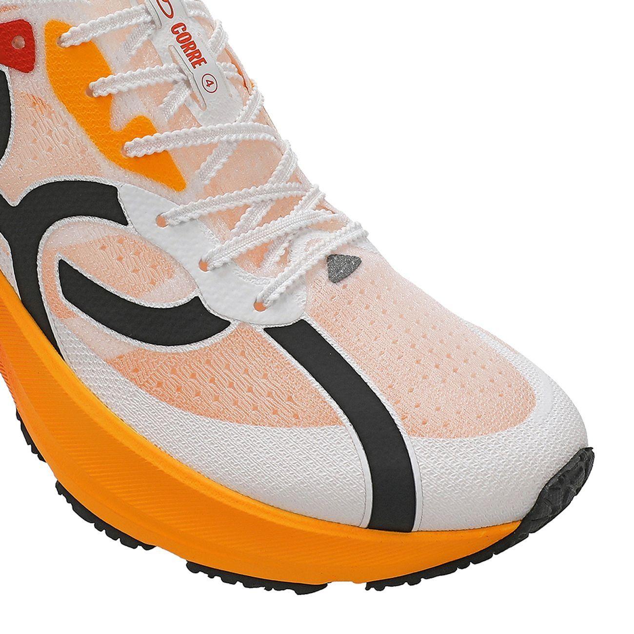 Zapatilla Hombre Corre 4 Blanco/Naranja-7