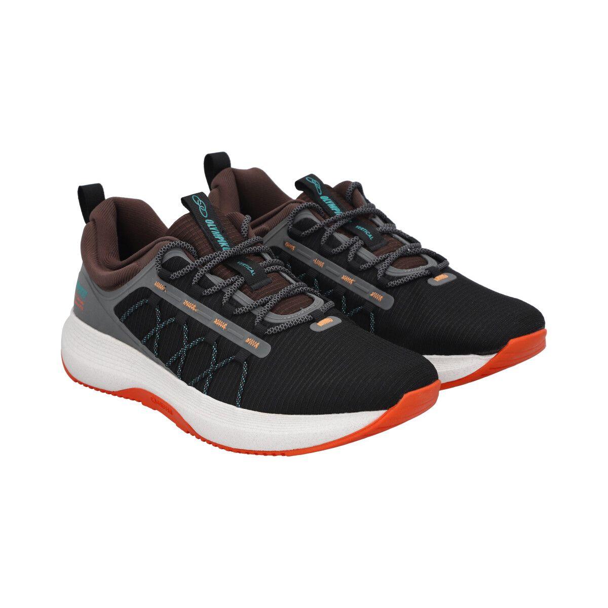 Zapatilla Hombre Vertical Negro/Gris Olympikus-4