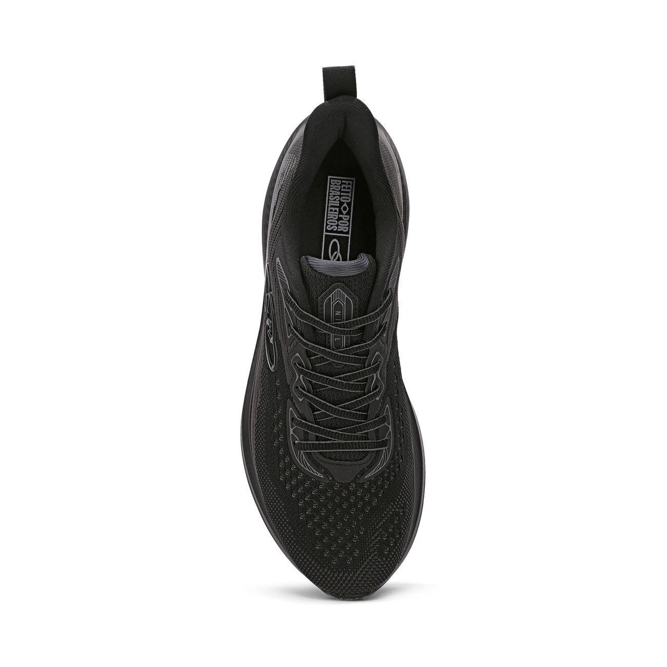 Zapatilla Mujer Nivel Negra-3