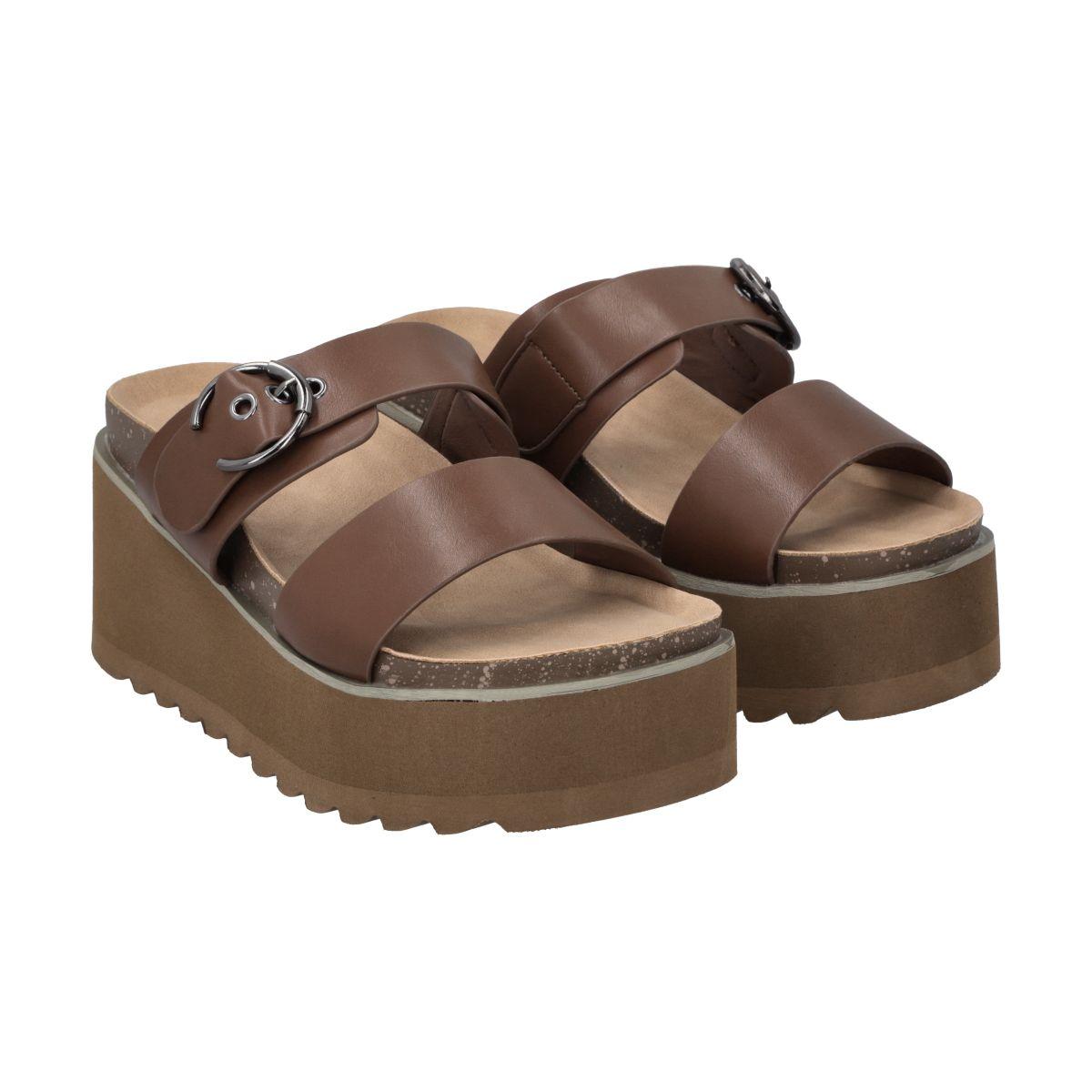 Sandalia Mujer Camel Nora Police-2