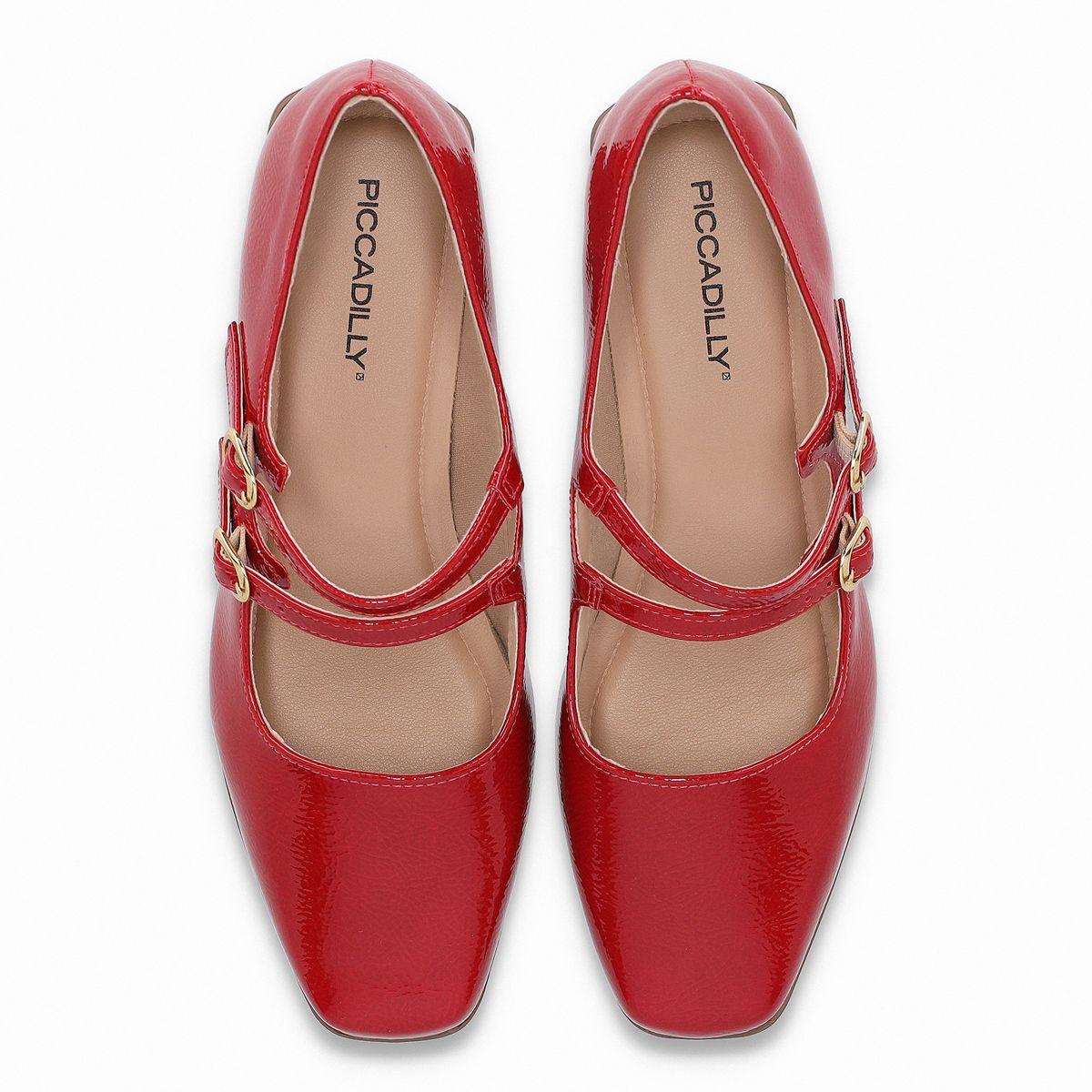 Zapato Mary Jane Mujer Rojo/Charol Tati Piccadilly-1
