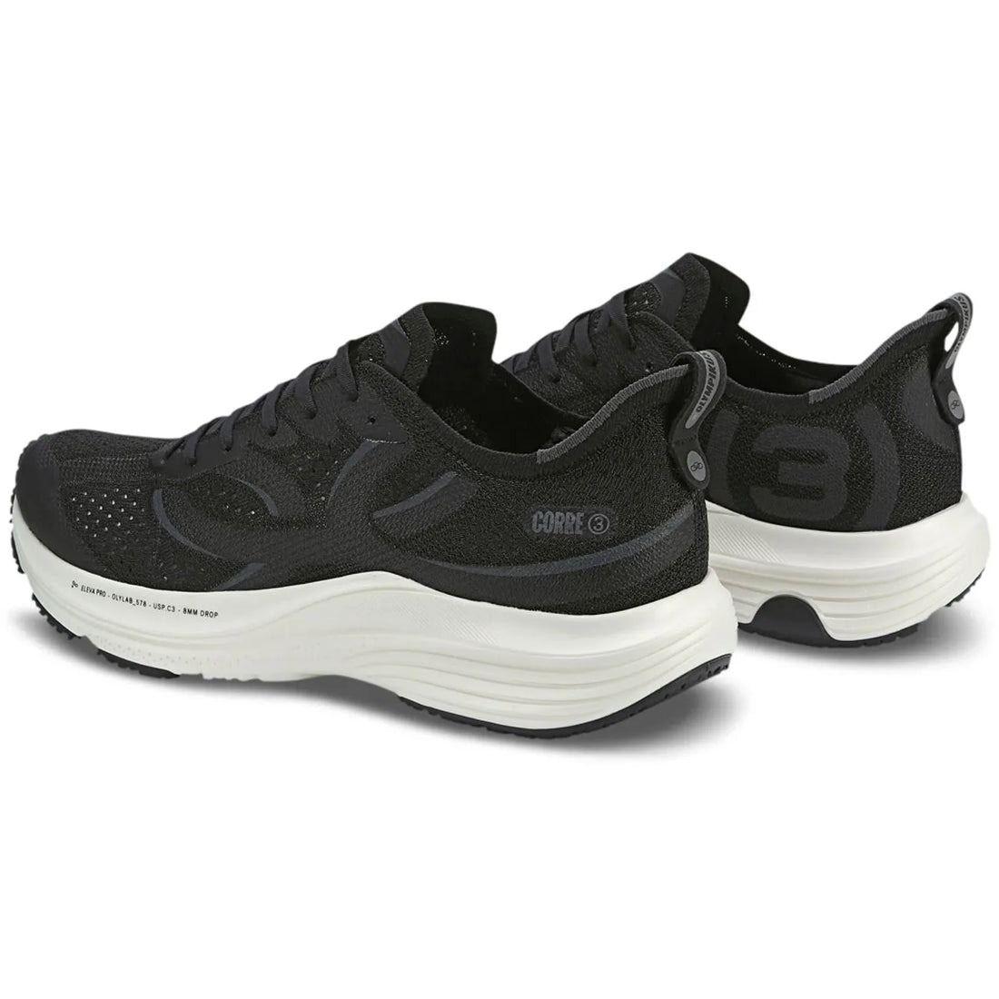 Zapatilla Running Hombre Corre 3 Negro/Gris-2
