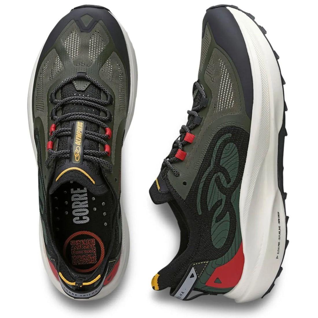 Zapatilla Trail Running Mujer Corre Trilha Verde Militar-3
