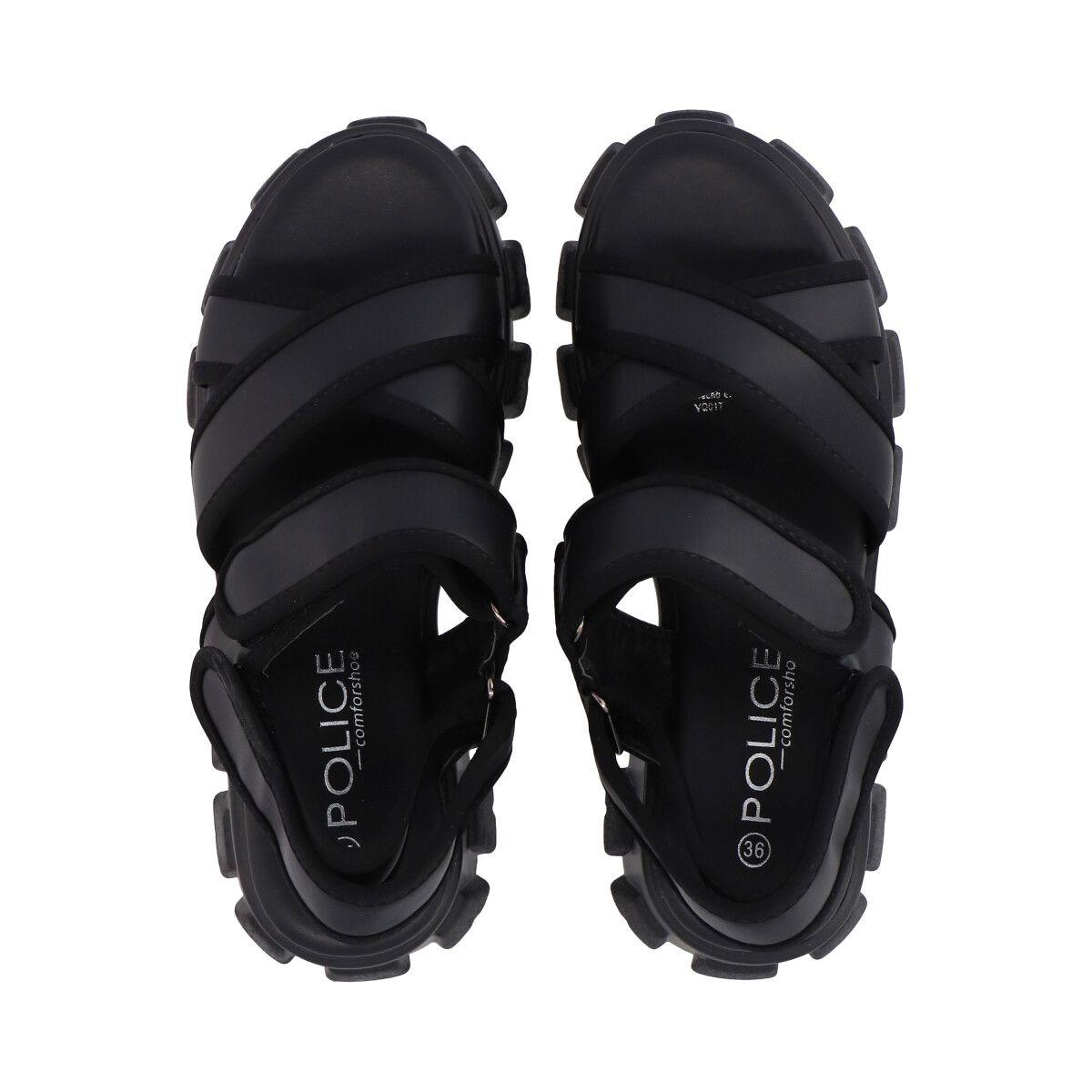 Sandalia Mujer Negro Mixen 22 Police-2