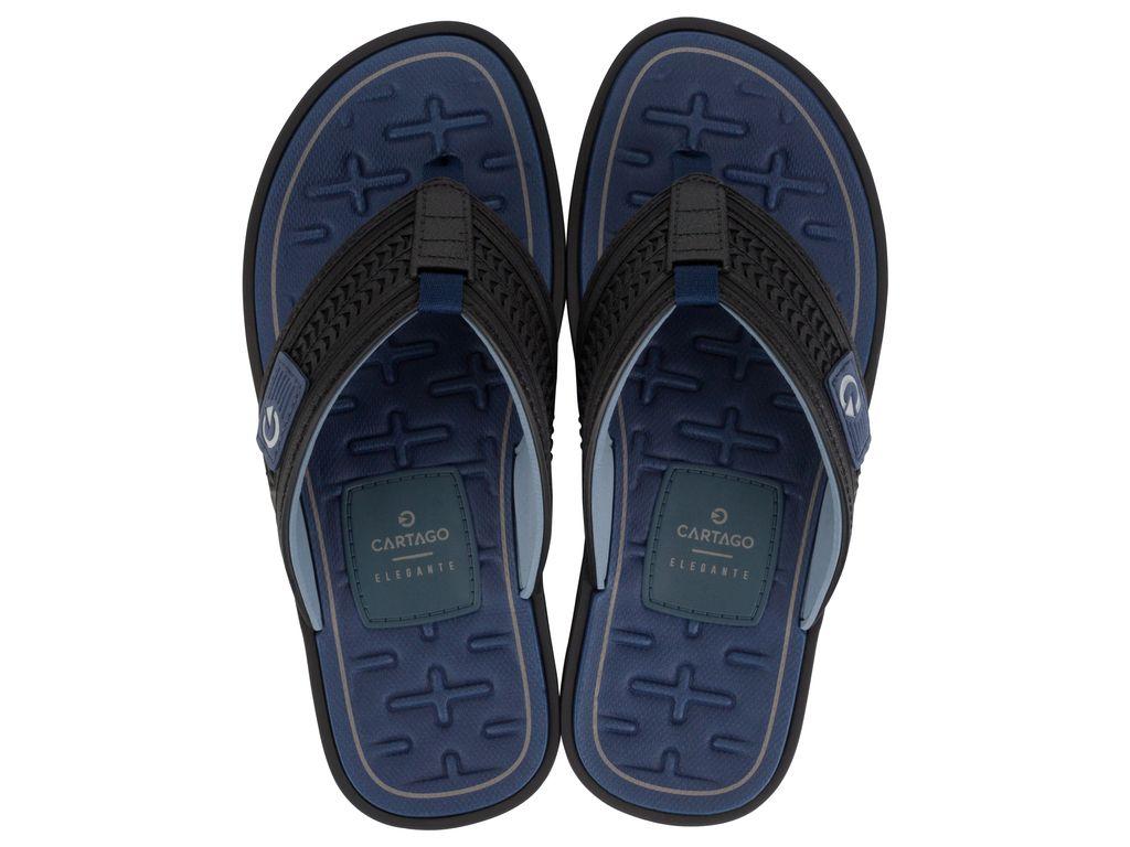 Sandalia Hombre Gris/Negro Lyon Cartago-0