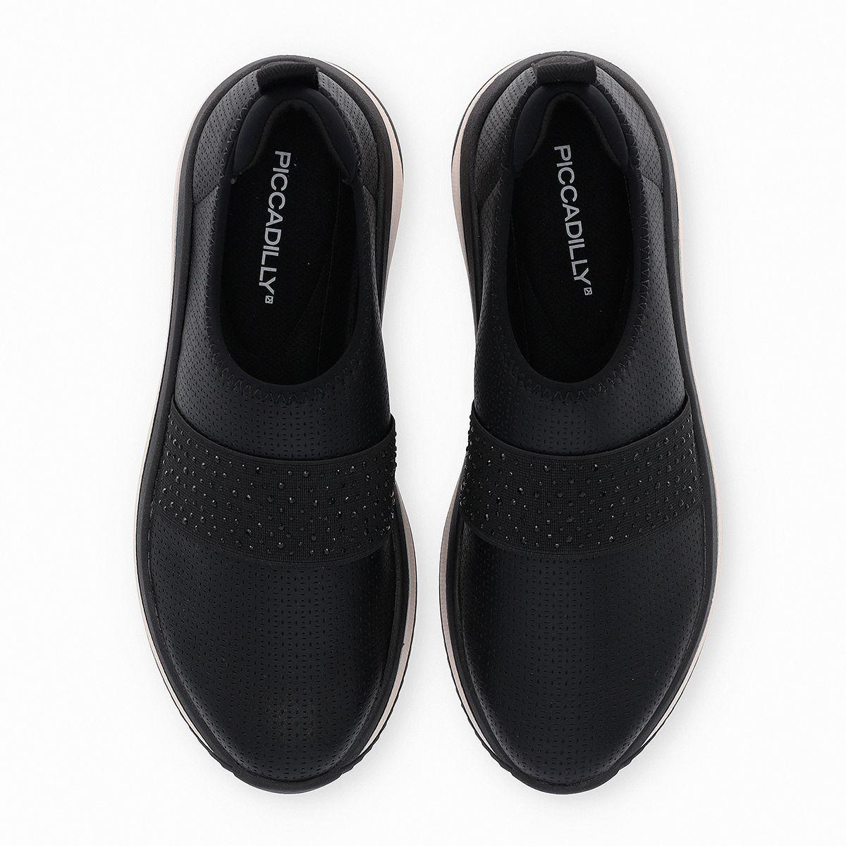 Zapatilla Nadine Glitter Negro  Piccadilly-2