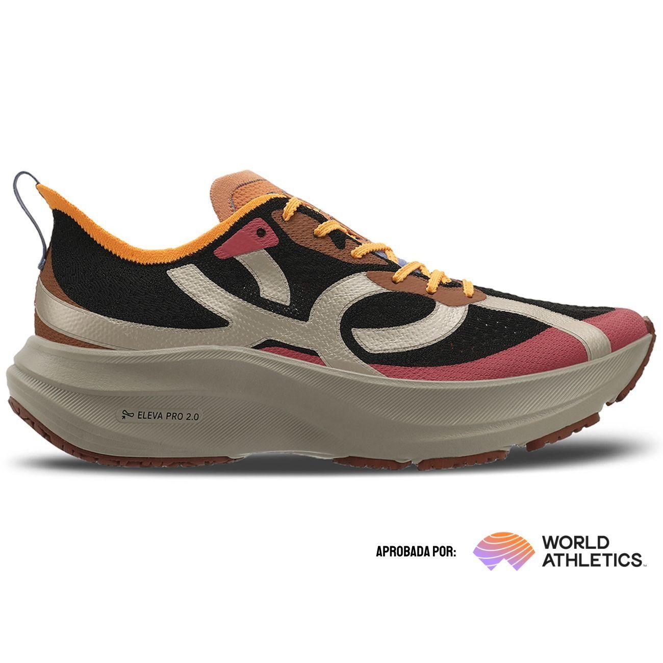 Zapatilla Running Mujer Corre 4 Negro-0